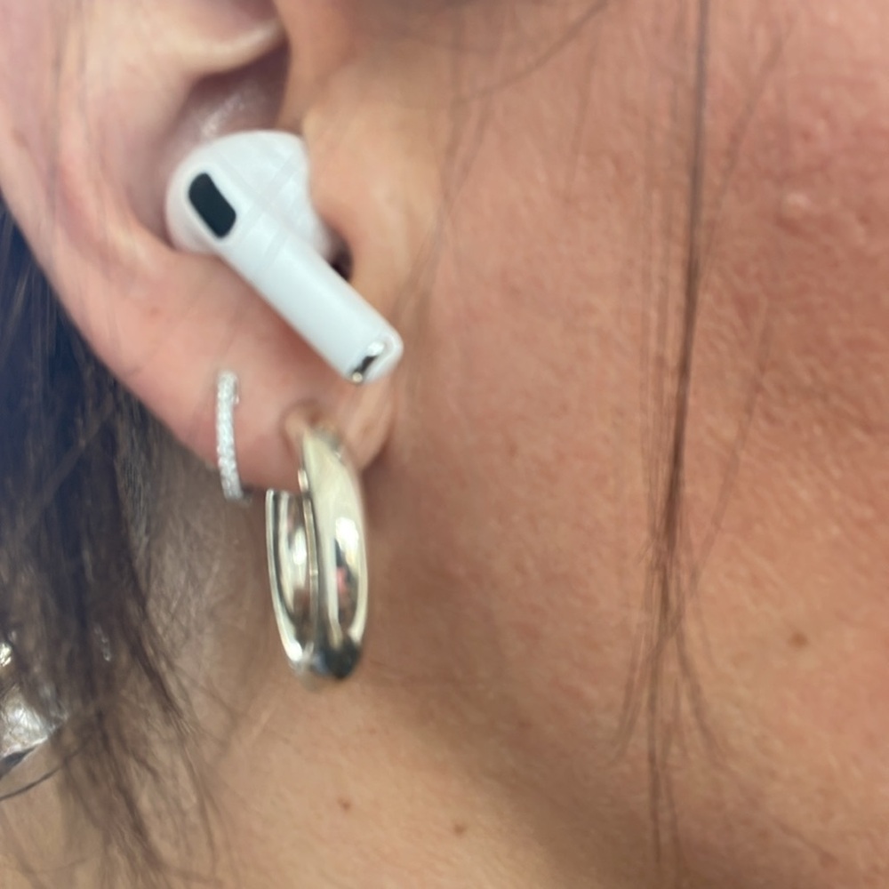 Sophie Buhai Small Everday Hoops - Sterling - Picture 8 of 15